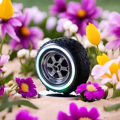 FRONY Tyre (Speakers) Wave Dynamic Sound (Bluetooth Speaker) with Subwoofer TR303 12 W Bluetooth Home Theatre