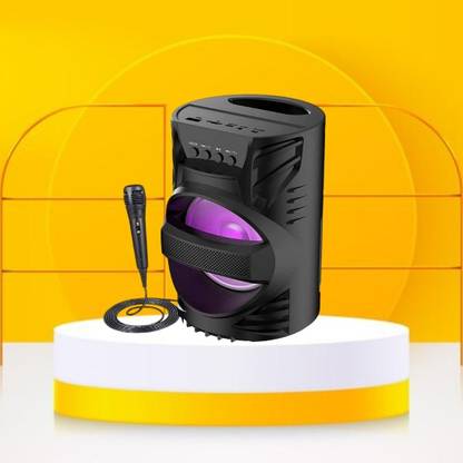 GUGGU DJ Box Speaker with FM Radio, Mic & USB Pen Drive 5W Bluetooth SpeakerXV65 5 W Bluetooth Party Speaker