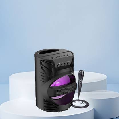 GUGGU DJ Box Speaker with FM Radio, Mic & USB Pen Drive 5W Bluetooth SpeakerXV57 5 W Bluetooth Party Speaker