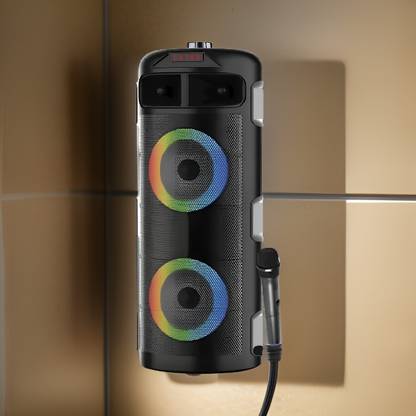 YAROH V20_Paris 35W Bluetooth Karaoke Speaker with RGB Lights & Dual 4 Drivers" 35 W Bluetooth Speaker