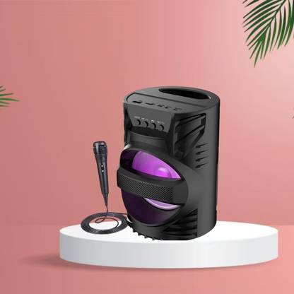 GUGGU DJ Box Speaker with FM Radio, Mic & USB Pen Drive 5W Bluetooth SpeakerXV224 5 W Bluetooth Party Speaker