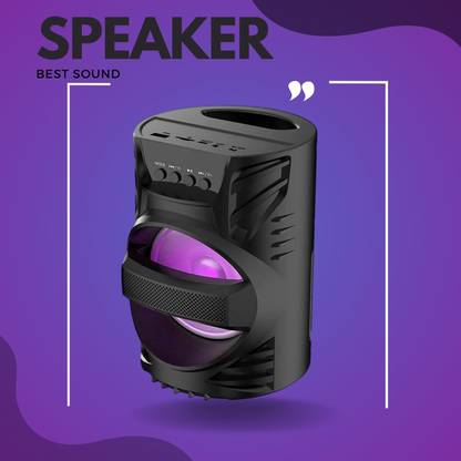 FRONY Bluetooth Speaker with FM Radio, Mic, USB Pen Drive & RGB Ligh SpeakersEER259 5 W Bluetooth Party Speaker