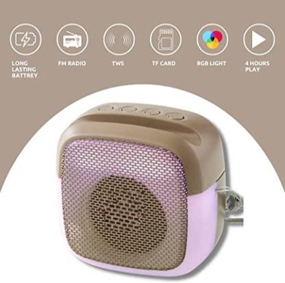 ROAR AB_644S_M424 SP HIGH BASS SOUND SPLASHPROOF WOOFER FOR DEKSTOP WITH SD,AUX SLOT 48 W Bluetooth Speaker