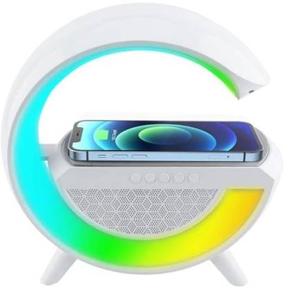 4uonly G Shape Bluetooth Speaker with 12W Wireless Charger Home Audio bhu1 56 W Bluetooth Party Speaker