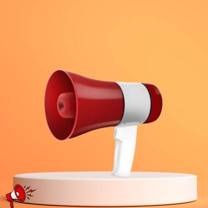 FRONY Handheld Megaphone with Siren, Microphone & Rechargeable for Outdoor EventsA269 Megaphone Portable Megaphone Siren Loudspeaker Function &Long Battery BackupW269 Outdoor PA System