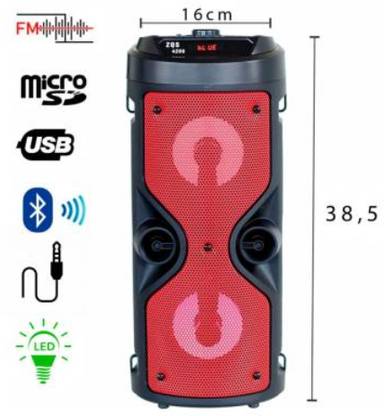 SACRO AS_870A_ZQS4210 BLUETOOTH SUBWOOFER KAROKE SPEAKER WITH MIC LIGHT,TF SLOT 48 W Bluetooth Tower Speaker