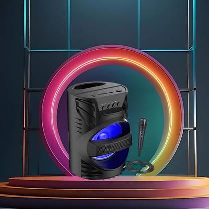 GUGGU DJ Box Speaker with FM Radio, 5 W Bluetooth Party Speaker