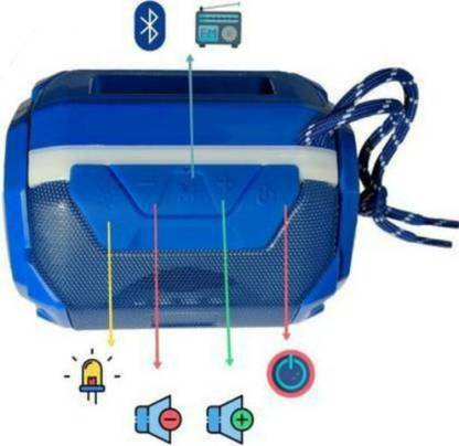 SYARA DFG_220H_BLUETOOTH SPEAKER A005 SUPORT MEMORY CARD,PEN DRIVE,FM RADIO,RGB LIGHT 48 W Bluetooth Speaker