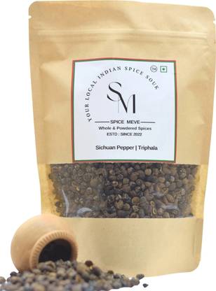 Spice Meve Indian Sichuan Pepper Corns | Triphal | Teppal | Konkani Pepper (100 gm)