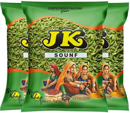 JK Sounf, 250g | Fennel Seeds| Variyali | 100% Natural| Sounf