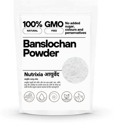 Nutrixia Banslochan Powder-Tabasheer-Bambusa Vulgaris - Bamboo Camphor Vanslochan