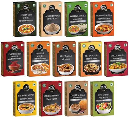 MY SECRET SPICES All in One Kitchen Spices Masala Combo Pack (100g Each Pack)