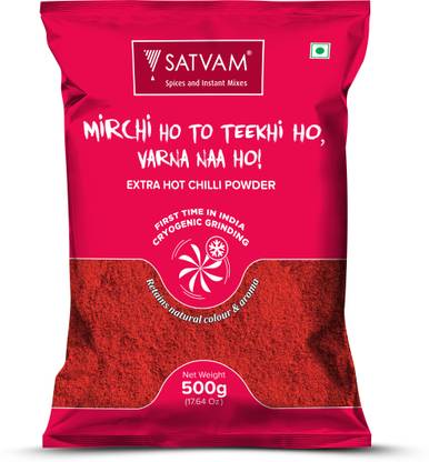 Satvam Extra Hot Chilli Powder, 500g