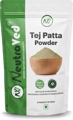 NeutraVed Tej patta Powder Bay Leaf Powder Cinnamomum Tamala Masala
