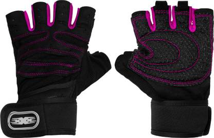 BAD OWL Gym Gloves for Men & Women with Wrist Support Accessories for Training, Exercise Gym & Fitness Gloves