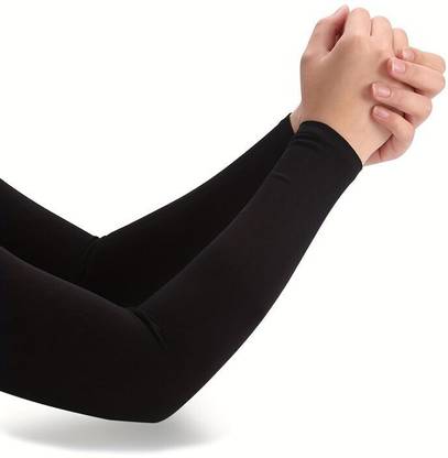 AUTOSITE Sports Arm Sleeves Boost Performance, Comfort & Support with two in one Cycling Gloves