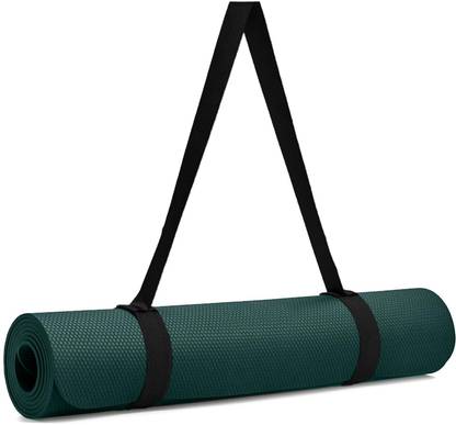 Yogarise Yoga Mat with Shoulder Strap & Bag for Home Gym & Outdoor Green 5.8 mm Yoga Mat