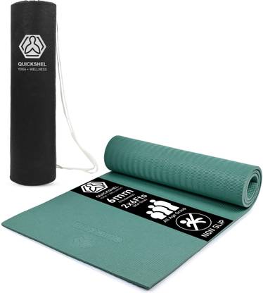 Quick Shel 6MM YOGA MAT 100% EVA ECO FRIENDLY Premium Quality 6 mm Yoga Mat