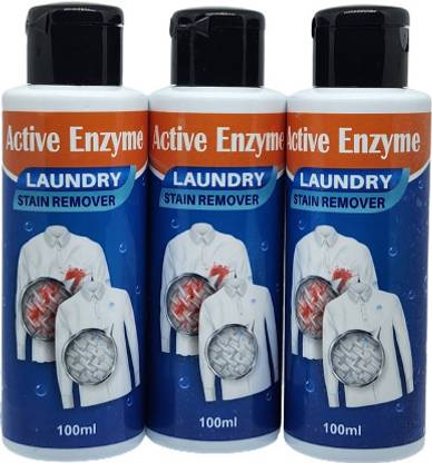 SHAH Laundry Stain Remover, Active Enzyme, Handy and Easy to Use (pack 3) Stain Remover