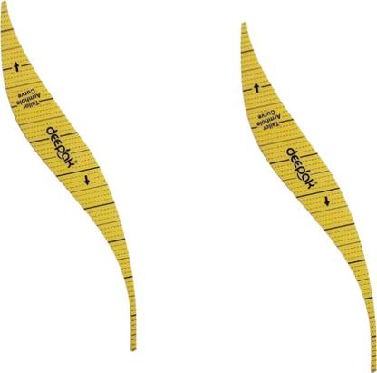 BharatSS Tailors Arm Hole Curve (2 Nos), Sleeve Cutting Pattern Template Drafting Kit