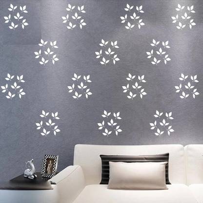 Kayra Decor Leaf Wall Design Stencils for Wall Painting for Home Wall Decoration � Suitable for Room Decor, Ceiling, Craft and Floors (16 inch x 24 inch) (KHS235) KHS235 (SIZE:16" x 24")Beautiful reusable Wall Stencil