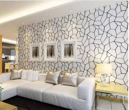 Kayra Decor Geometric Wall Design Stencils For Wall Painting (36 inch x 66 inch) (KDS36038) KDS90038 Wall stencil Stencil