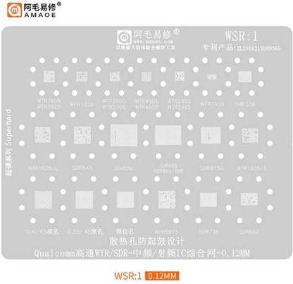 AKT AKT AMAOE WSR-1 STENCIL WTR 3905,WTR 1620,WTR 2605,WTR 4905,WTR 2955,WTR 2600,SDR 8150,WTR 1605/L,SDR845 WTR5975,SDR660 Wtr & Sdr,IF, WIFI, IC Stencil