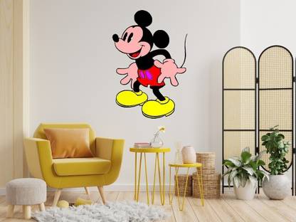 parth décor 78 cm mickey mouse Self Adhesive Sticker