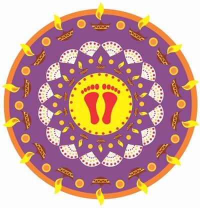 Aalam Designs 48 cm Wall Sticker Self Adhesive Sticker