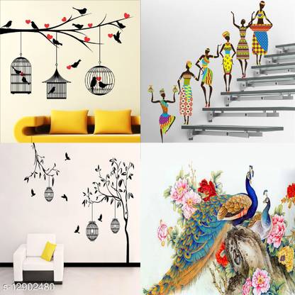 Kanha Enterprises Self Adhesive 50 cm Wall Sticker