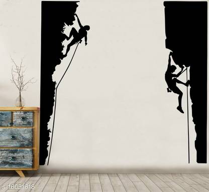 Kanha Enterprises Self Adhesive 50 cm Wall Sticker