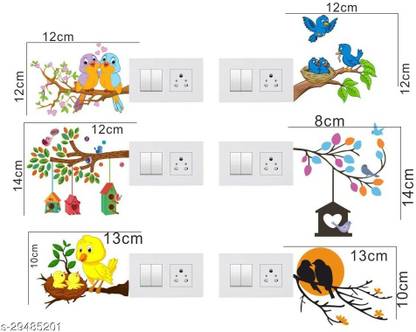 Lakshit enterprises Self Adhesive 50 cm Wall Sticker