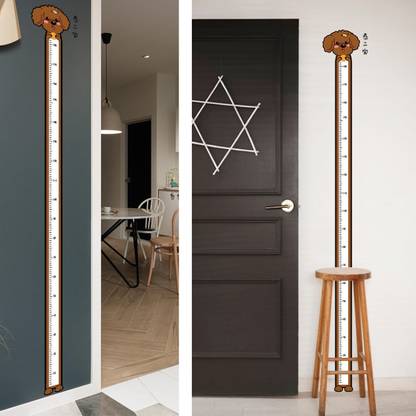 JAAMSO ROYALS 45 cm Animal Series Height Sticker Vinyl Home Décor Wall Sticker (45 CM X 60 CM) Self Adhesive Sticker