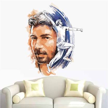 Azan Creation 45 cm Jaspreet Bumrah Wall sticker & Mural sticker Size - 45x58cm Self Adhesive Sticker