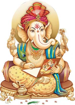 crystalsign 57 cm Modern Art Ganeshji 258_S Self Adhesive Sticker