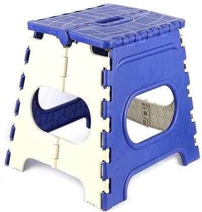 PRARIKSH UNICORN Foldable 12" Plastic Stool for Adults and Kids Non-Slip Stool Outdoor & Cafeteria Stool