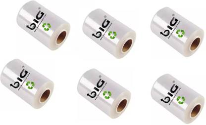 BIPLPACTECH 7.5 cm 328 ft Oxo-Biodegradable Packing Material (Pack of 6) Transparent stretch film roll