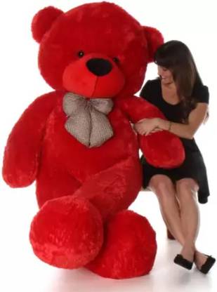 RSS SOFT TOYS 4 Feet Long Huggable Teddy Bear -120 cm (Rec)  - 120 cm