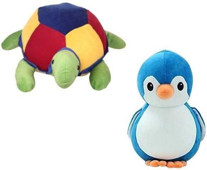 Cutepie Super Soft Turtle & Peguine Shape Toy  - 31 cm