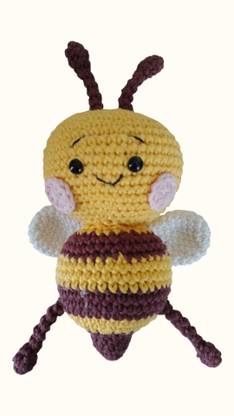 craftkari The Queen Bee crochet toy - 23 cm