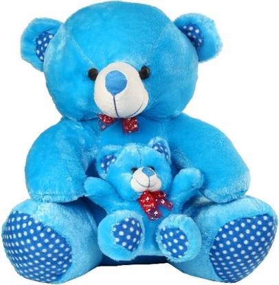 Kids wonders BLUE MOTHER AND SON TEDDY - 55 cm