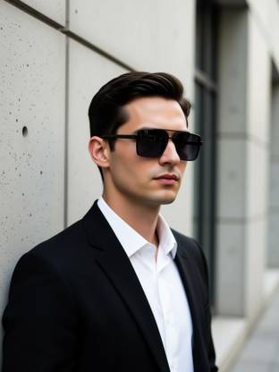 jiebo Retro Square Sunglasses