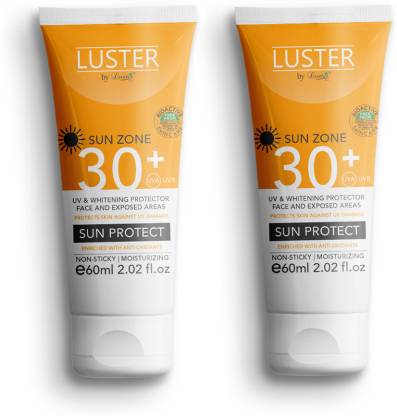 Luster Sun Protect-SPF 30+ (UVA & UVB) Non-Sticky & Moisturizing