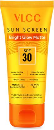VLCC Sunscreen - SPF 50 PA+++ Matte Look Depigmentation Sun Screen Gel Creme | Matte & Non Greasy