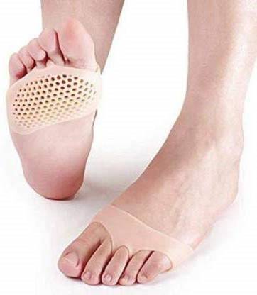 riyan impex Silicon Gel Half Toe Sleeve Forefoot Pads For Pain Relief heel front socks Heel Support