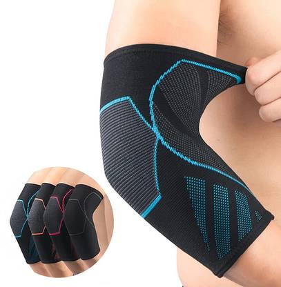 Leosportz Elbow Compression Sleeve(1 Pair)?Tennis Elbow Braces for Tendonitis Elbow Support