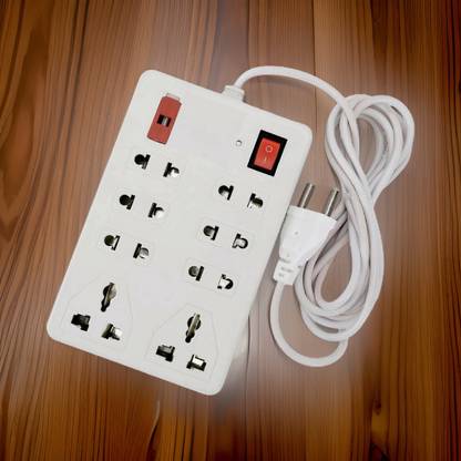 TOOLART Switch Universal Surge Protector 1 switch 8 Socket Extension Boards ls65 8  Socket Extension Boards
