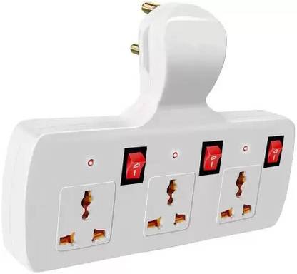 Hongli 3+3 Multi Plug 3  Socket Extension Boards