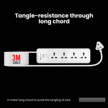 Portronics Power Plate 11 1500W 4 Socket Extension Boards