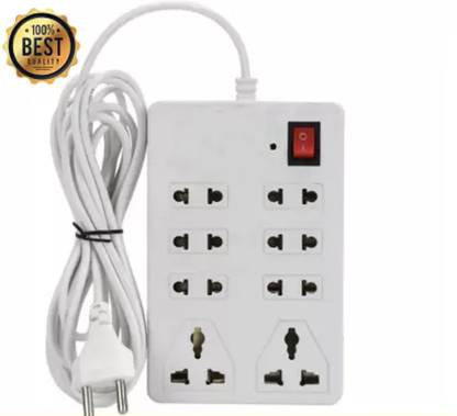 CHITRATECH 8 Socket Extension Board with Universal Socket 8  Socket Extension Boards